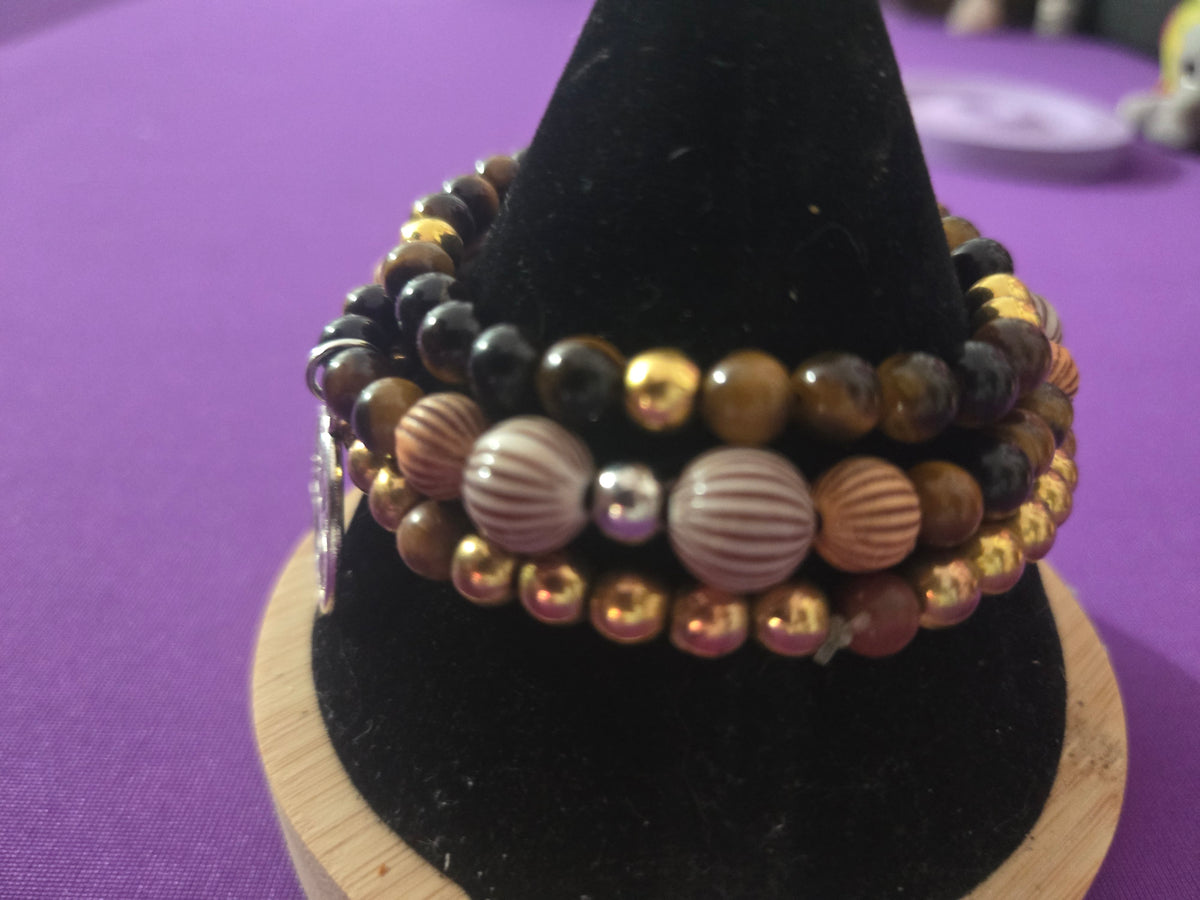 Heart of a Lion Intention Bracelet Stack