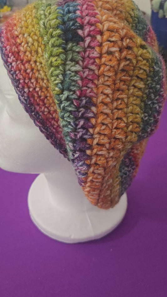 Autumn Shine Crocheted Head Covering