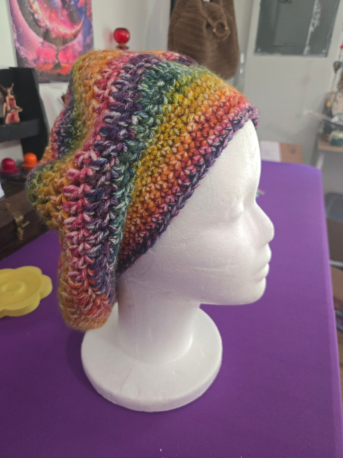 Autumn Shine Crocheted Head Covering