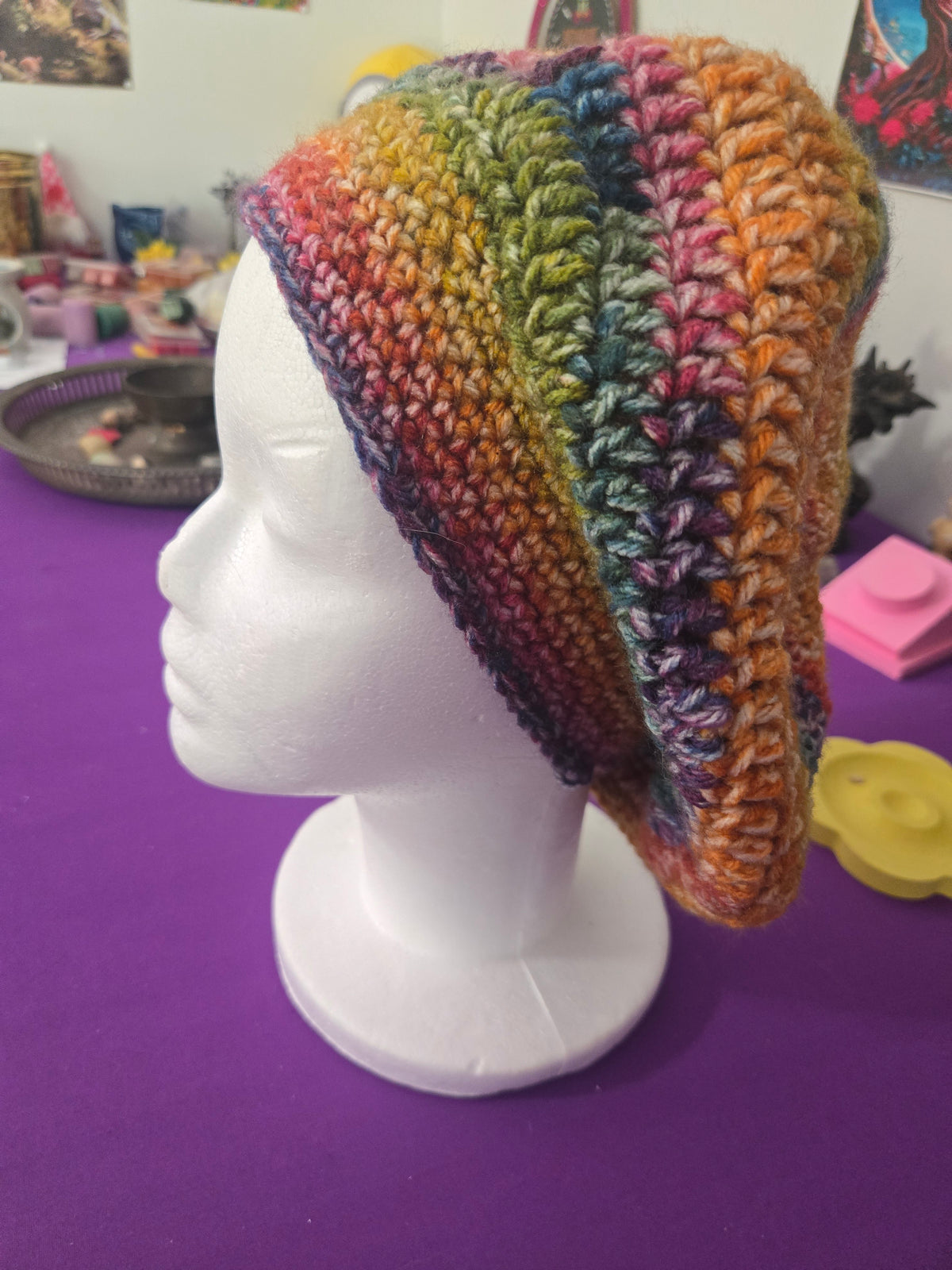 Autumn Shine Crocheted Head Covering